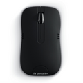 Verbatim Commuter Series Wireless Optical Mouse ? 1200 DPI, 2.4GHz Nano Receiver, Ambidextrous Design ? Matte Black (99765)