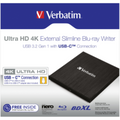 Verbatim Ultra HD 4K Blu-ray Writer USB-C