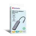Verbatim CMH-08 USB-C Multiport Hub USB 3.2 GEN 1 PD / USB-A 3.0 x 3 / HDMI x 2 / SD / MicroSD