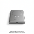 Verbatim Charge 'n' Go 5000mAh Magnetic Wireless Power Bank ? Ultra-Slim 9.6mm, 15W MagSafe Compatible, PD 20W Fast Charging ? Grey (MPN: 32244)
