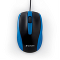 Verbatim Wired Optical Bravo Mouse - Blue