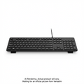 Slimline Corded USB Keyboard ? Black, FFP