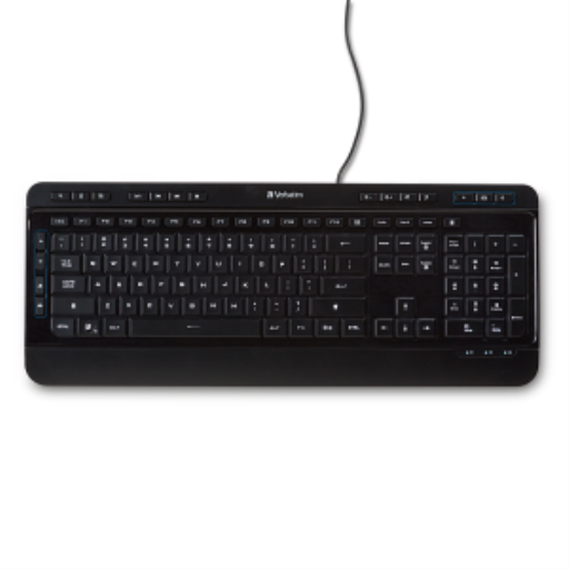 Verbatim Illuminated Wired Keyboard
