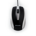 Verbatim Wired Optical Bravo Mouse - Silver