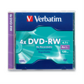 Verbatim DVD-RW 4.7G 4X VRB 1SC SERL-OPP