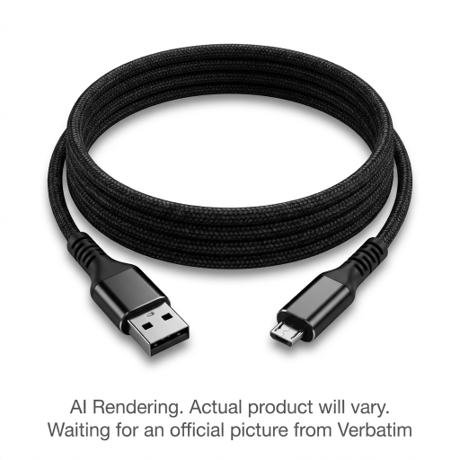Sync & Charge microUSB Cable ? 47 in. Braided Black