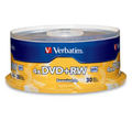 Verbatim DVD+RW 4.7G 4X VRB 30PK SP SERL