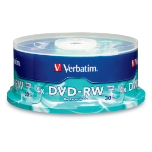 Verbatim DVD-RW 4.7G 4X VRB 30PK SP SERL