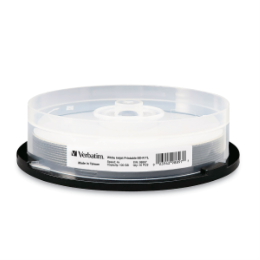 Verbatim BD-R XL 100GB 4X IJ HUB 10PK SP