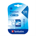 Verbatim 128GB Premium SDXC UHS-I V10 Cls 10 Card
