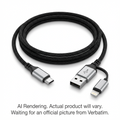 Sync & Charge microUSB Cable with Lightning Adapter ? 47 in.
