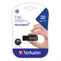 Verbatim 32GB Ergo USB Drive - Black