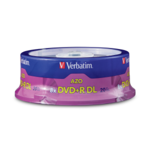 Verbatim #DVD+R DL 8.5GB 8X VBTM 20PK SP