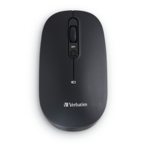 Verbatim Wireless Rechargeable Optical Mouse Blk