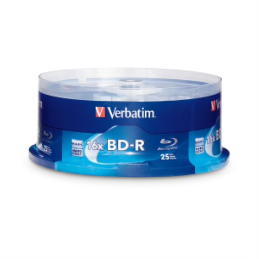 Verbatim BDR 25G 16X VRB WHT HUB HC 25 SP