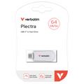 Verbatim Plectra USB-C Flash Drive White 64GB