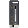 Parker Rollerball Pen Refill, Medium Point, Black QUINK Ink, 1 Count