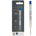 Parker Ballpoint Pen Refill, Medium Point, Blue QUINKflow Ink, 1 Count