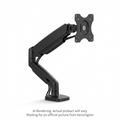 F,Zclt Heavy Duty Single Monitor Arm,Un