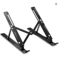 COLLAPSIBLE ALUMNM LAPTOP RISER BLK