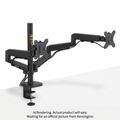 F,Dual Monitor Arm