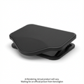 Space Saving Ergo Footrest Blk