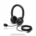 F,Hi-Fi Usb Headphones W Mic,Un