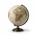 Replogle Globes ATHENS-CANVAS GLOBE Antique with bronze stand.