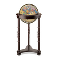 Lancaster 12"/30Cm Diameter Antique Ocean Illuminated Desk Globe (English)