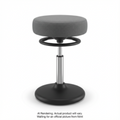 Kore Adjustable Pivot Stool 42-53cm Grey