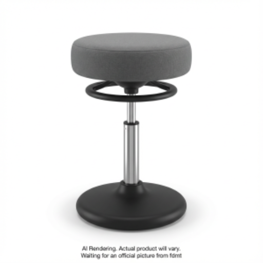 Kore Adjustable Pivot Stool 42-53cm Grey