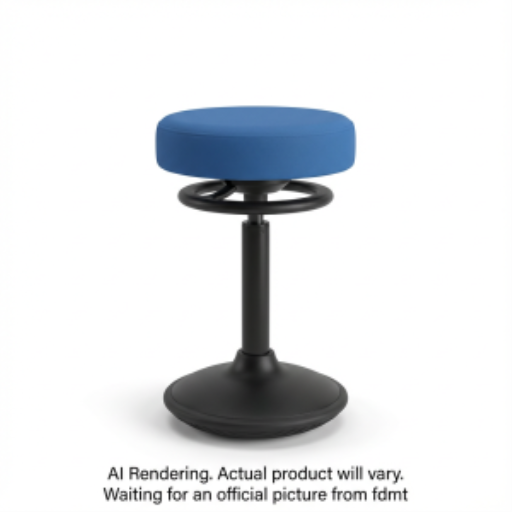 Kore Adjustable Pivot Stool 42-53cm Blue