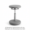 Kore Adjustable Wobble Stool 42-61cm, Grey