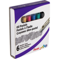 Pentel Arts Metallic Oil Pastels - 6 Colour Set