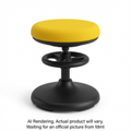 Kore Adjustable Pivot Stool 33-43cm Yellow