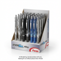 EnerGel Alloy, Metal Gel Roller Pen (0.7mm), Open Stock Display, 24PCS