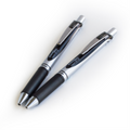EnerGel Retractable Gel Roller, (0.7mm) Metal Tip, Black Ink, 2PC Pack