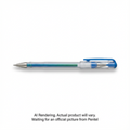 Hybrid Dual Metallic Gel Roller Pen (1.0mm), Blue+Metallic Green Ink