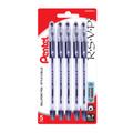 R.S.V.P. Ballpoint Pen, (0.7mm), Black Ink, 5PC Pack