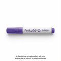 Pentel Arts Wet Erase Chalk Marker, Small Chisel Tip, Violet Ink
