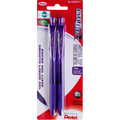 EnerGel-X Retractable Gel Roller, (0.7mm) Metal Tip, Violet Ink, 2PC Pack