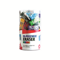 Hi-Polymer Eraser Colours, Small Assorted Colours, 48 Piece Canister Display