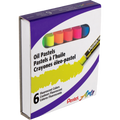 Pentel Arts Fluorescent Oil Pastels - 6 Colour Set
