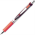 EnerGel Retractable Gel Roller, (0.7mm) Metal Tip, Orange Ink