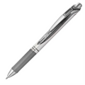 EnerGel Retractable Gel Roller, (0.7mm) Metal Tip, Grey Ink