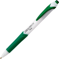 GlideWrite Ballpoint Pen with TechnIFlo Ink, (1.0mm) Bold Point, Green Ink
