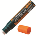 Pentel Arts Wet Erase Chalk Marker, Jumbo Chisel Tip, Orange Ink