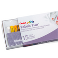 Pentel Arts Fabric Fun Pastels - 15 Colour Set