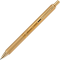 EnerGel Alloy Retractable Premium Liquid Gel Pen, (0.7mm) Metal Tip, Gold Barrel, Black Ink