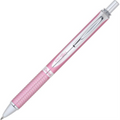 EnerGel Alloy Retractable Premium Liquid Gel Pen, (0.7mm) Metal Tip, Pink Barrel, Black Ink